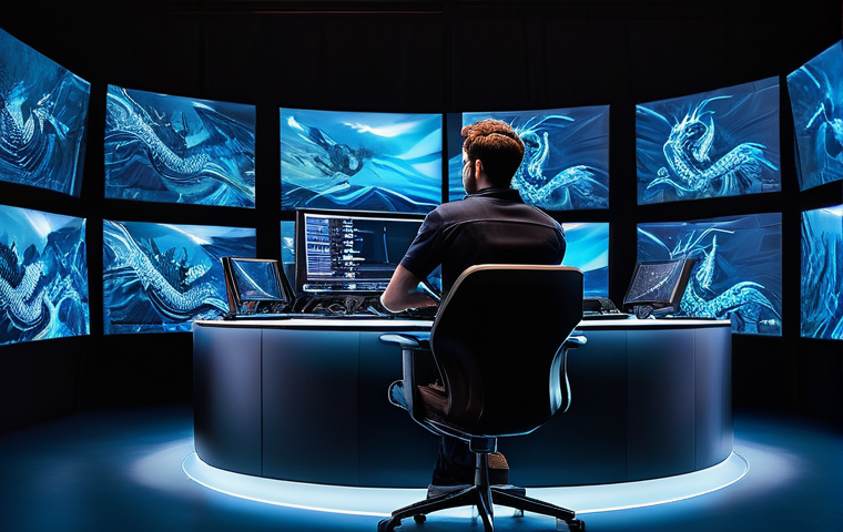 컴퓨터그래픽스운용기능사와 연계 가능한 다른 자격증 - **Prompt:** A focused female digital illustrator, in her late 20s, with stylish, shoulder-length hai...