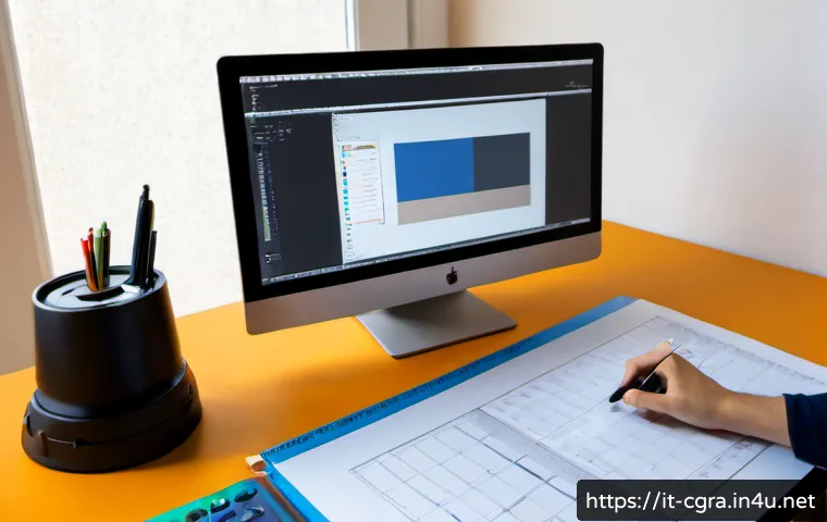 컴퓨터그래픽스운용기능사 실기 과목별 준비법 - Photorealistic Italian vocational design student preparing for a computer graphics practical exam at...